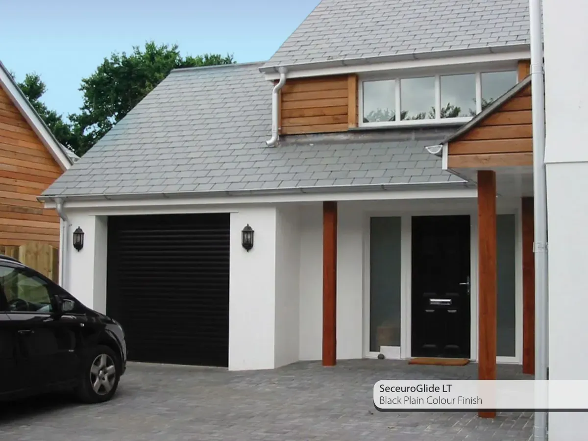 Electric Roller Door installed on a home